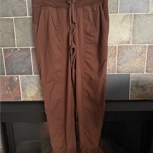 Lululemon dance studio jogger pants in brown
